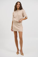 Haze Mini Skirt Oat