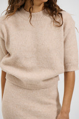 Haze Short Sleeve Jumper Oat