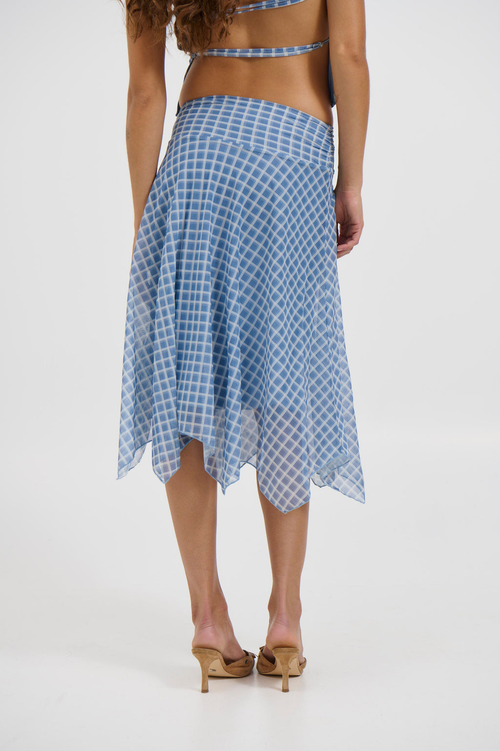Adeline Midi Skirt Blue
