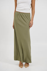 Bell Maxi Skirt Moss - FINAL SALE