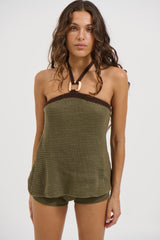 Melody Top Khaki