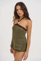 Melody Top Khaki