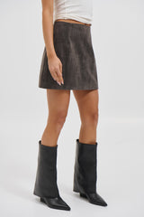 Clara Mini Skirt Grey