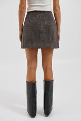 Clara Mini Skirt Grey
