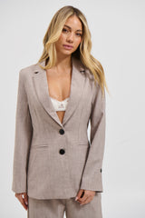 Simona Blazer Light Brown