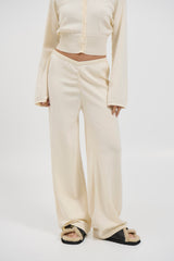August Button Pant Cream