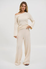 Hannah Long Sleeve Top Cream