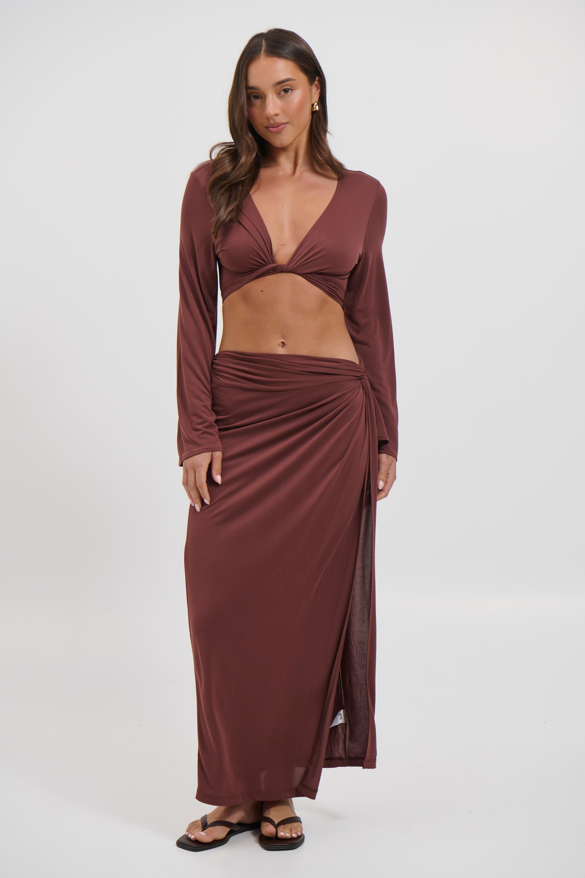 Adriana Skirt Chocolate