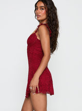 Beacall Mini Dress Red
