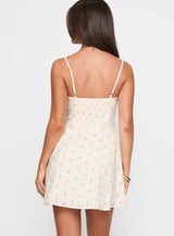 Toulouse Mini Dress Cream / Floral
