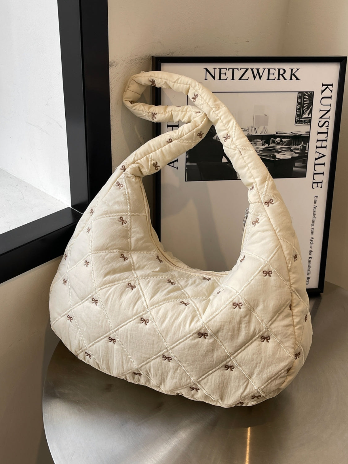 PREORDER: Stitched Bow Shoulder Bag