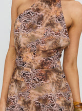 Kataryna Halter Mini Dress Multi