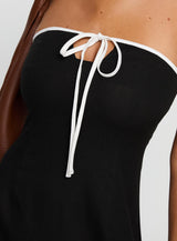 Bijou Strapless Maxi Dress Black