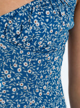 Georgia Mini Dress Blue Floral