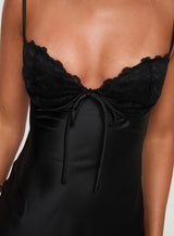Fadyen Bias Cut Maxi Dress Black