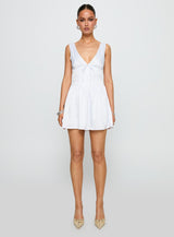 Soul Shining Mini Dress White