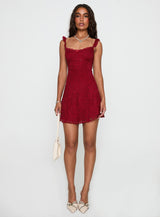 Beacall Mini Dress Red