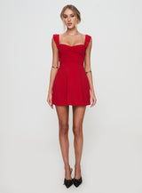 Landon Mini Dress Red