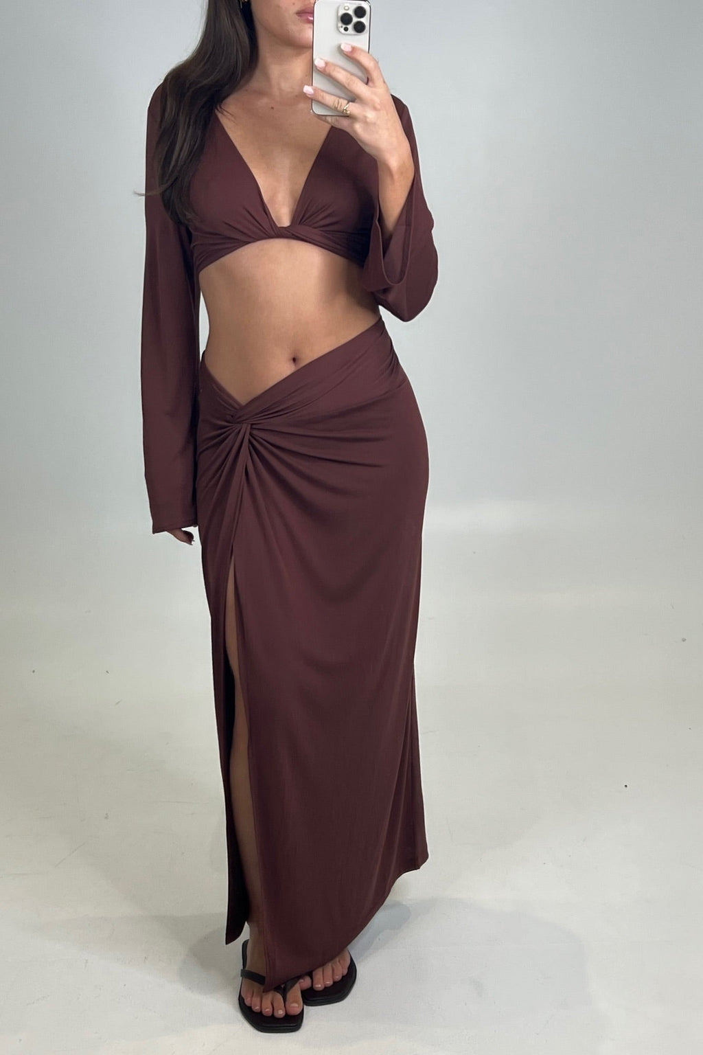 Adriana Skirt Chocolate