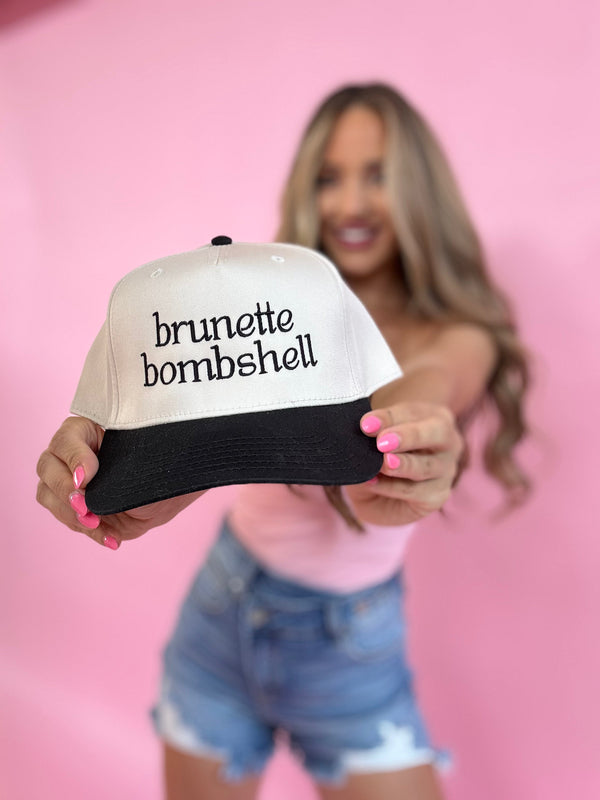 Brunette Bombshell Trucker Hat