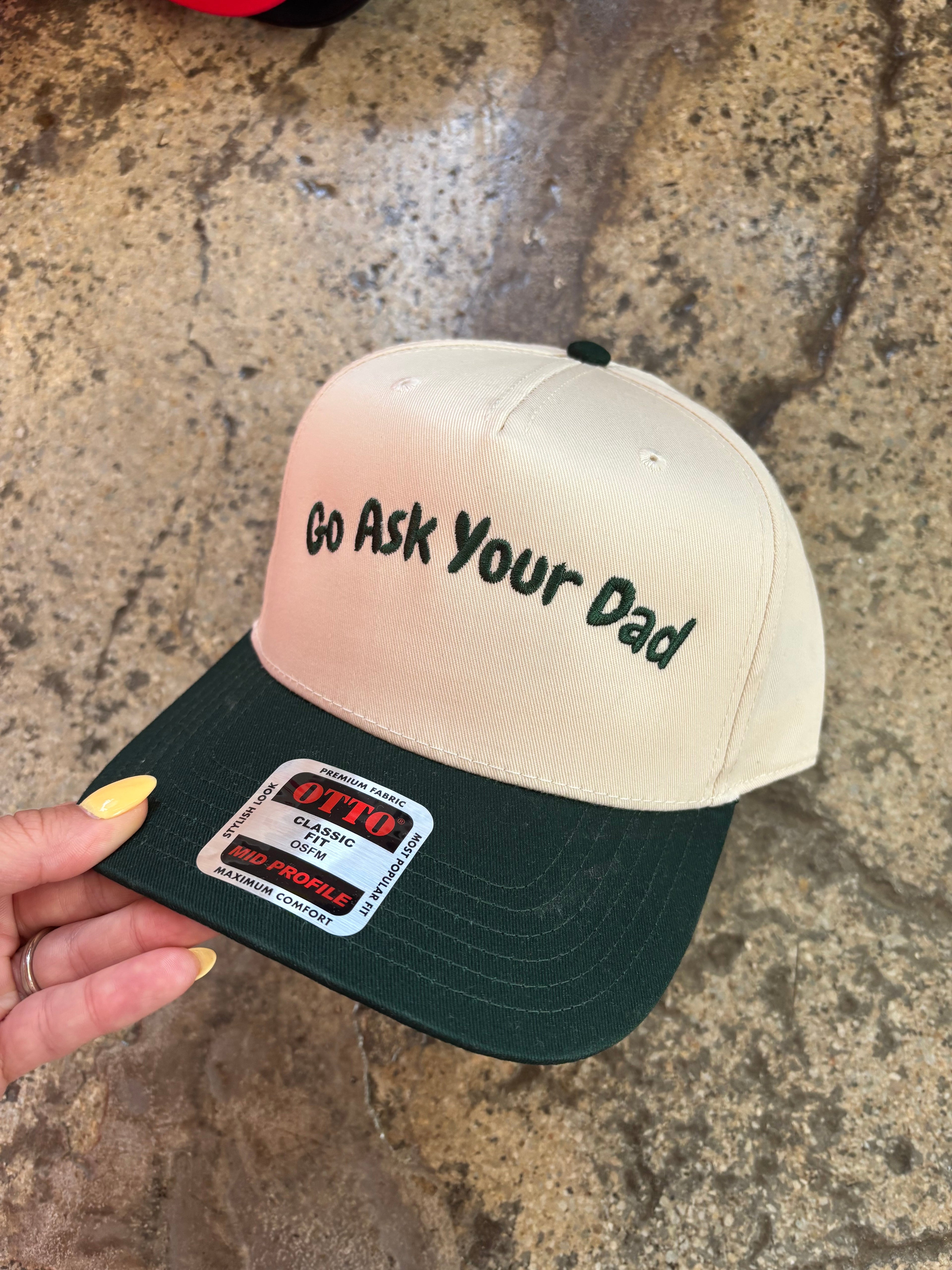 Go Ask Your Dad Trucker Hat