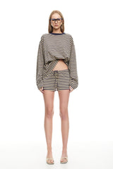 Kourt Bloomers Beige Stripe