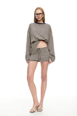 Kourt Bloomers Beige Stripe