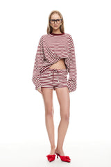 Kourt Bloomers Wine Stripe