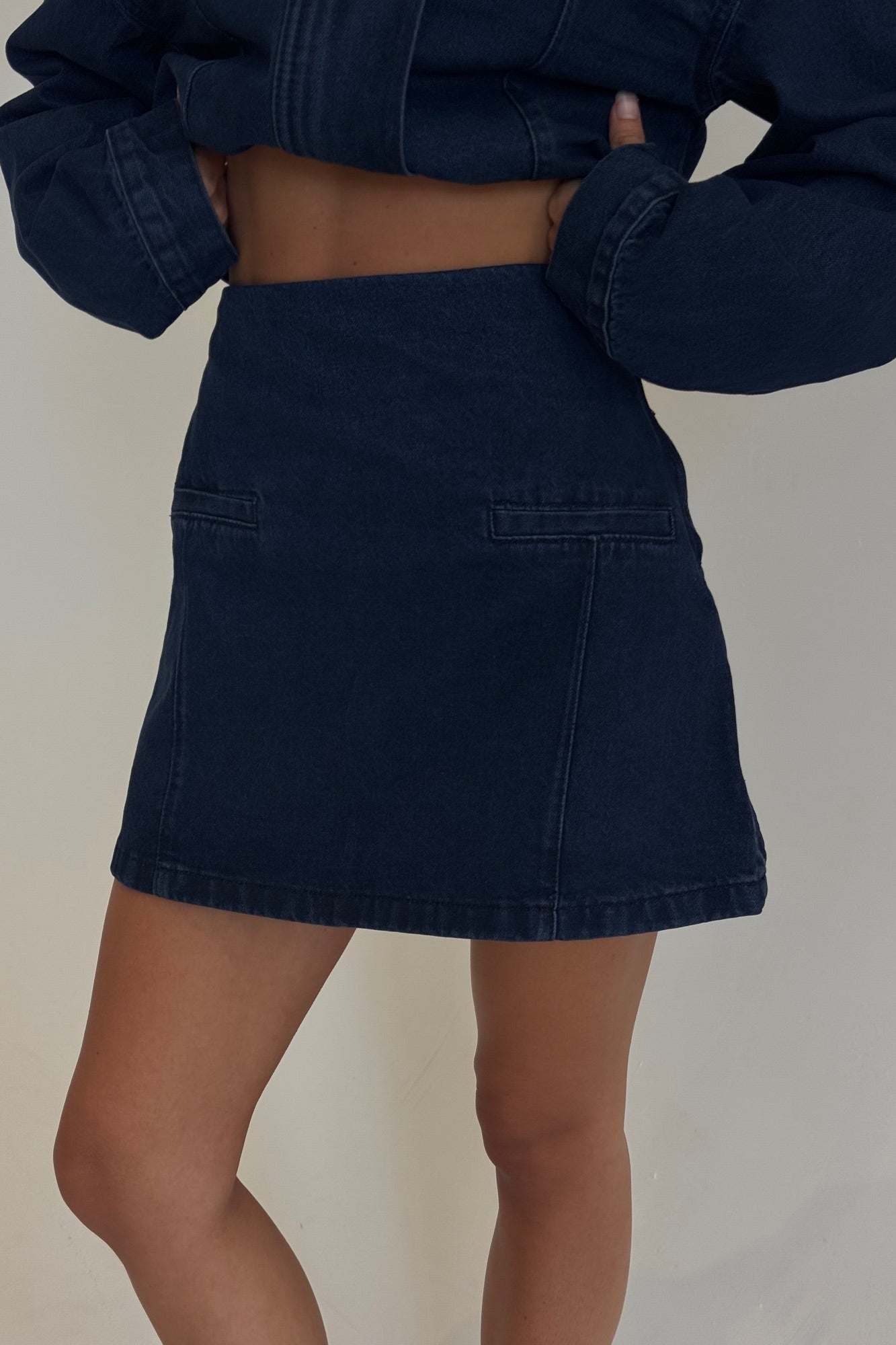 Evelyn Denim Skirt Indigo - FINAL SALE