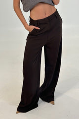 Sharna Pant Dark Brown
