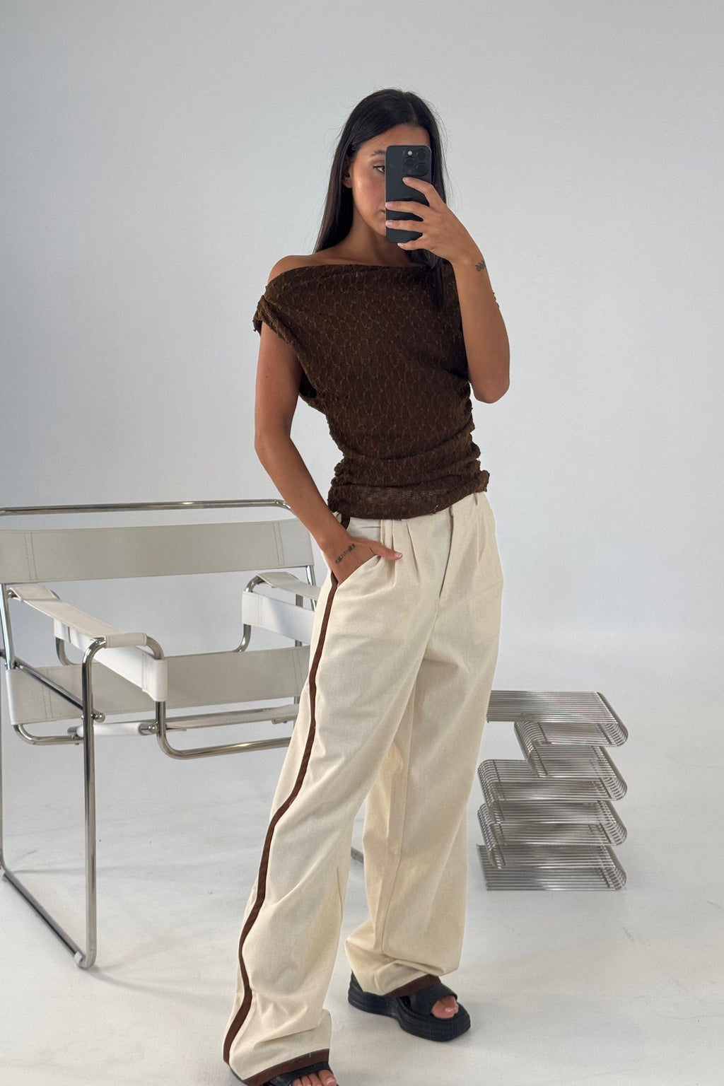 Pia Pant Beige - FINAL SALE