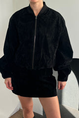 Clara Bomber Black