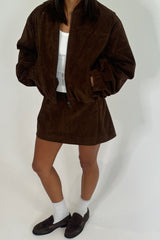 Clara Mini Skirt Chocolate
