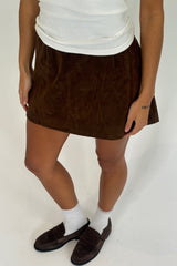 Clara Mini Skirt Chocolate