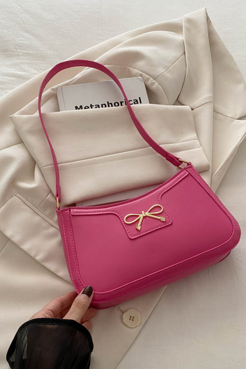 PREORDER: Baylor Bow Leather Shoulder Bag