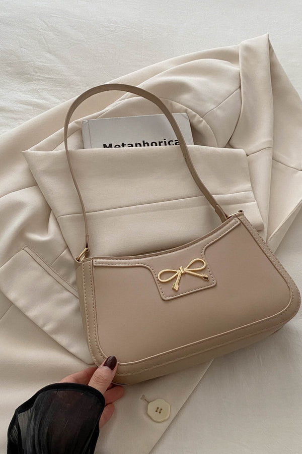 PREORDER: Baylor Bow Leather Shoulder Bag
