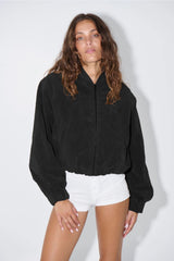 Clara Bomber Black